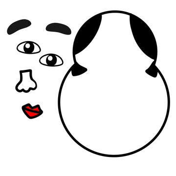 福笑い 水墨画 福笑い Images – Browse 288 Stock Photos, Vectors, and Video