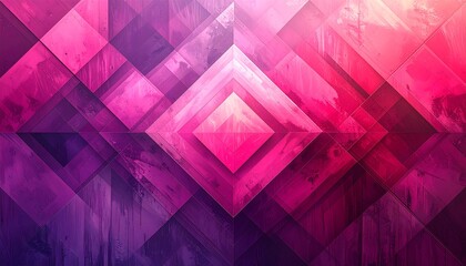 Abstract geometric pink and purple background.