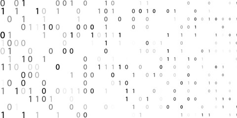 Binary code background. Zero one binary code abstract matrix Design.