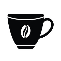 Coffee Cup Clean Icon Vector Illustration