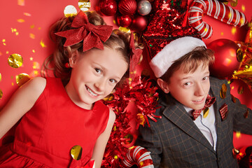 Red Sparkle Portrait