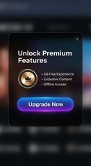 Digital subscription prompt encourages users to advance to a superior membership tier