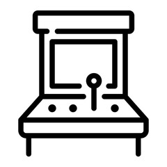 arcade line icon