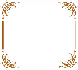 frame with gold ornament frame with ornament frame with golden leaves Golden Rectangle, Corner, Certificate, Border, Pattern, Line, Photo, Wedding, Invitation, Background, Thai, Islamic,	
