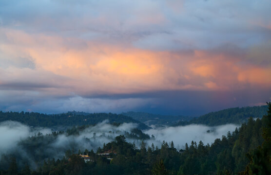 Vibrant sunset - Powered by Adobe