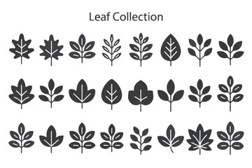 Black and White Sticker Set of 20 Minimal Icons