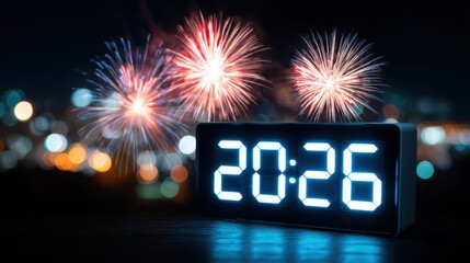 New Year Fireworks Celebration at 20:26