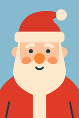 santa claus potrait avatar profile