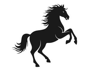 horse silhouette for Chinese New Year eps 1