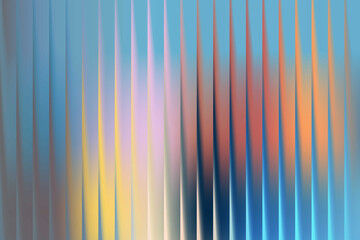 Modern abstract background with shimmering vertical glass-like stripes in a soft, flowing pastel color palette, a futuristic digital art concept