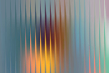Vibrant abstract background with dynamic vertical lines creating a colorful gradient effect and futuristic light reflections for a modern digital art concept