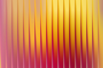 Vibrant vertical stripes create an abstract background with a smooth gradient transitioning from warm yellows and oranges to soft magenta and pink hues, perfect for modern design