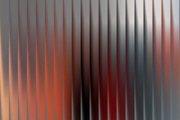 Abstract Geometric Metallic Lines A Gradient Study of Vertical Structures and Reflections