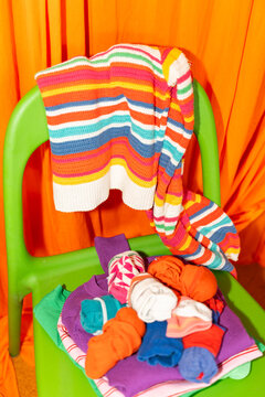 Colorful Laundry Still Life