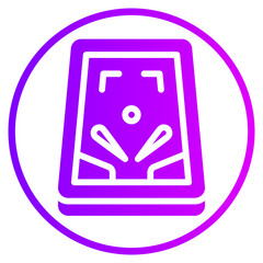 pinball gradient icon