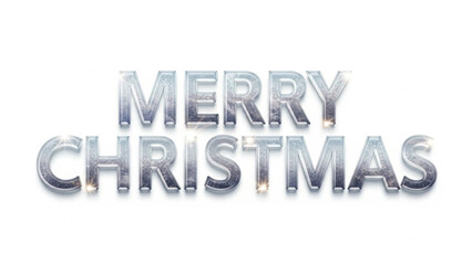 Icy Merry Christmas Message