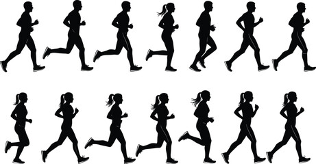 Collection of Detailed Bear Silhouette Vectors in Different Poses, Black Wildlife Mammal Set, Walking, Sitting, Roaring Grizzly Bear Icons, Animal Graphics.