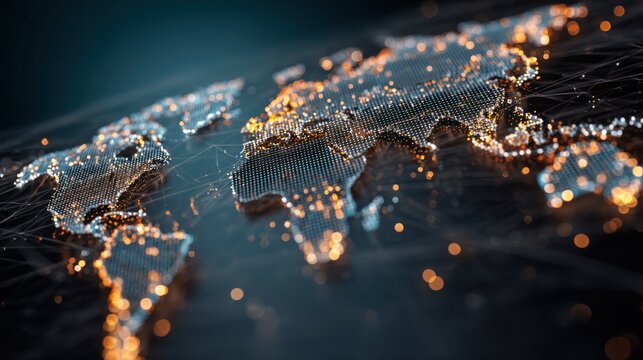 Global network map
