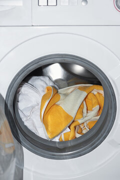 Laundry in a washing machine