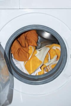 Laundry in a washing machine