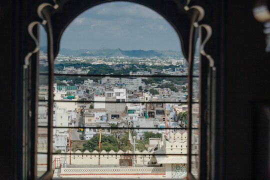 View of Urban Landscape Through Traditional Architecture in India