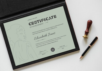 Company Certificate of Completion Template