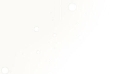 Soft white background with scattered bokeh lights particle