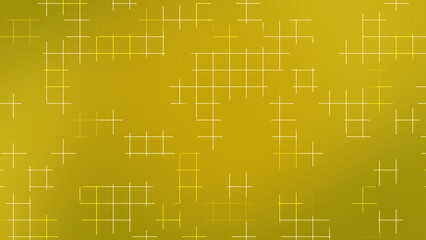 Dark Yellow Abstract Grid Line Background with Golden Glow