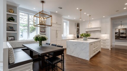 Modern luxury living room interior design with sofa, wood table, chair, and fireplace