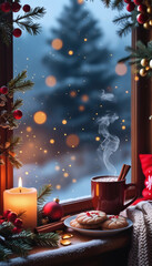 christmas table setting