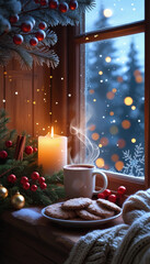 christmas table setting