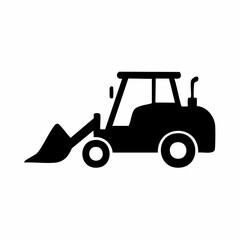 Loader Vector Icon Construction Vehicle for Industry Projects
