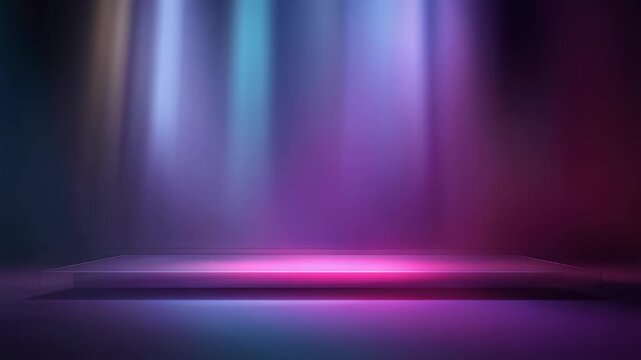 Colorful stage lights creating a vibrant atmosphere for performances and events