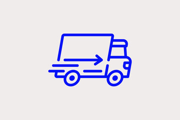 Shipping illustration in line style design. Vector illustration.