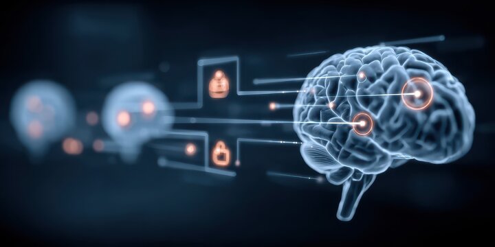 Neon lit futuristic schematic of a performance enhancement network linked to certification nodes, quality sensors, approval triggers, a management brain, and a luminous checklist