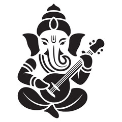 lord ganesha line art drawing, god ganesh picture, god ganesh vector image