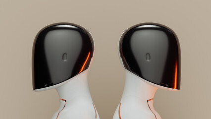 Portrait of a robot showcasing advancements in artificial intelligence