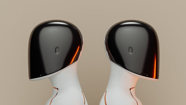 Portrait of a robot showcasing advancements in artificial intelligence