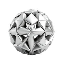 Silver geometric 