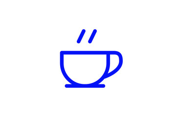 Isolated   coffee illustration in line style design. Vector illustration.