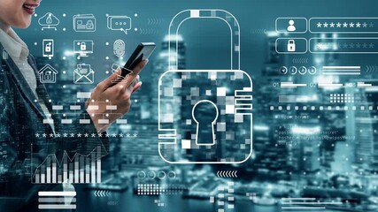 Cyber security system protecting digital infrastructure. Cyber security ensures data safety, prevents breaches, cyber security strengthens defense, and supports secure operations. Marrow - Powered by Adobe