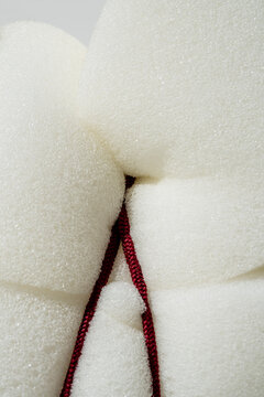 White foam