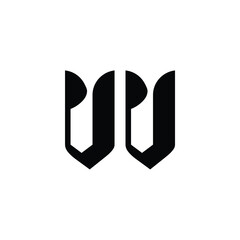 VV monogram logo design letter text name symbol monochrome logotype alphabet character simple logo