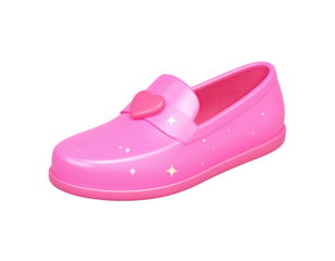 Pink loafer with smooth stylish finish and comfortable slip-on design suitable for casual fashion wear and everyday outfits isolated on white background
