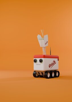 Noodle delivery robot