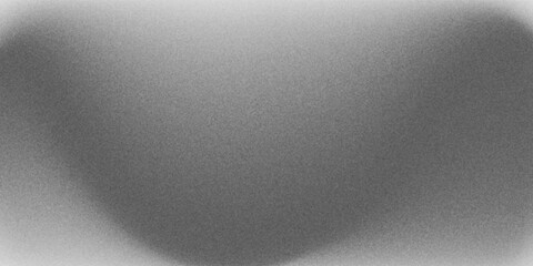 Grainy gradient background, grey black white monochrome abstract noise texture banner backdrop.vector eps10