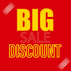 Big Sale Discounts Template Design
