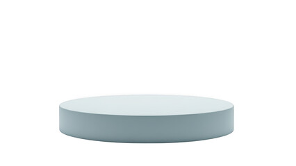 White cylindrical object isolated on transparent background