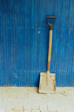 Vintage shovel still life