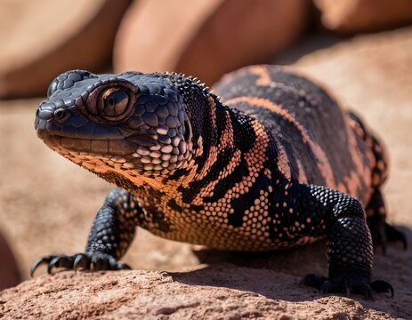 gila monster in the desert